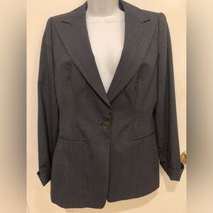 Giorgio Armani Navy Pinstripe Jacket Pants Suit